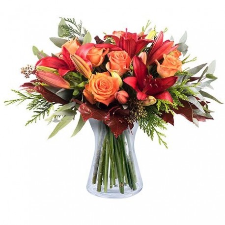 autumn vase