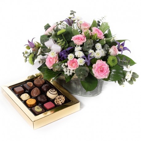 Florence with chocolates