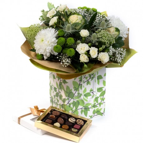 Jasmine with chocolates