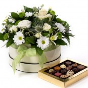 Hat box with chocs