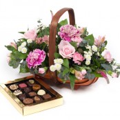 Alicia with chocolates
