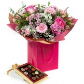 Rosemary with chocolates